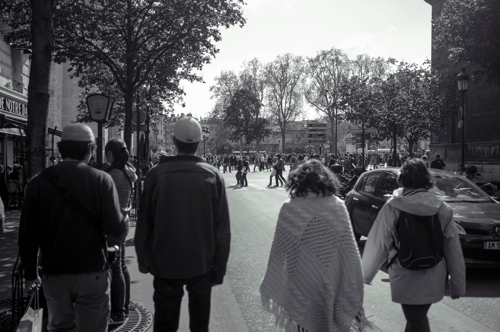 City Stroll in Monochrome