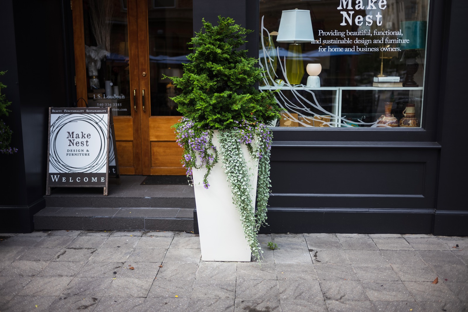 Urban Serenity by the Shop