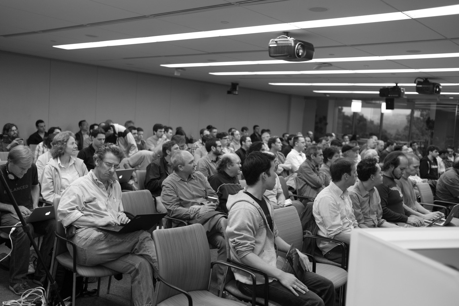 Gathered Minds in Monochrome