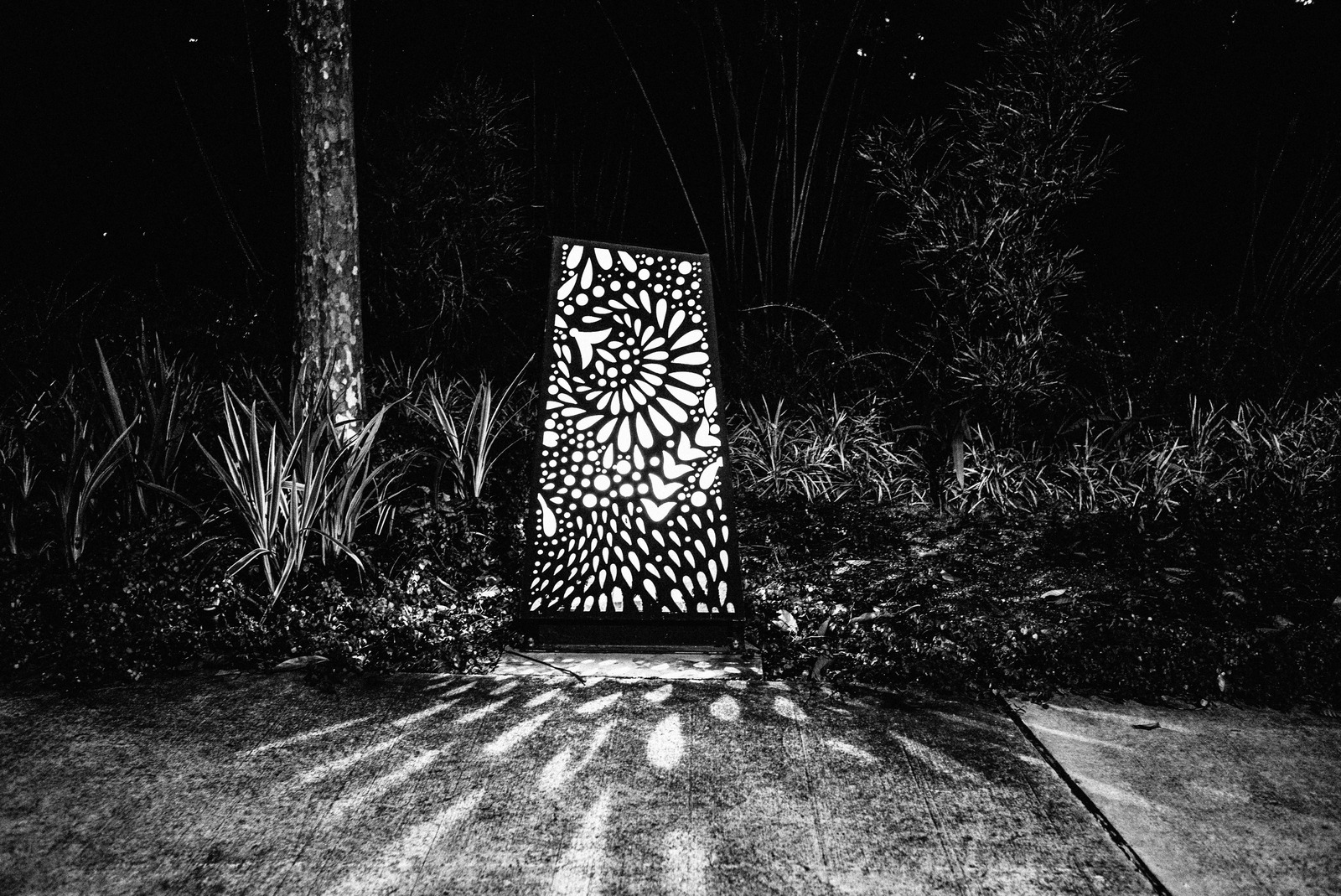 Illuminated Patterns in Darkness