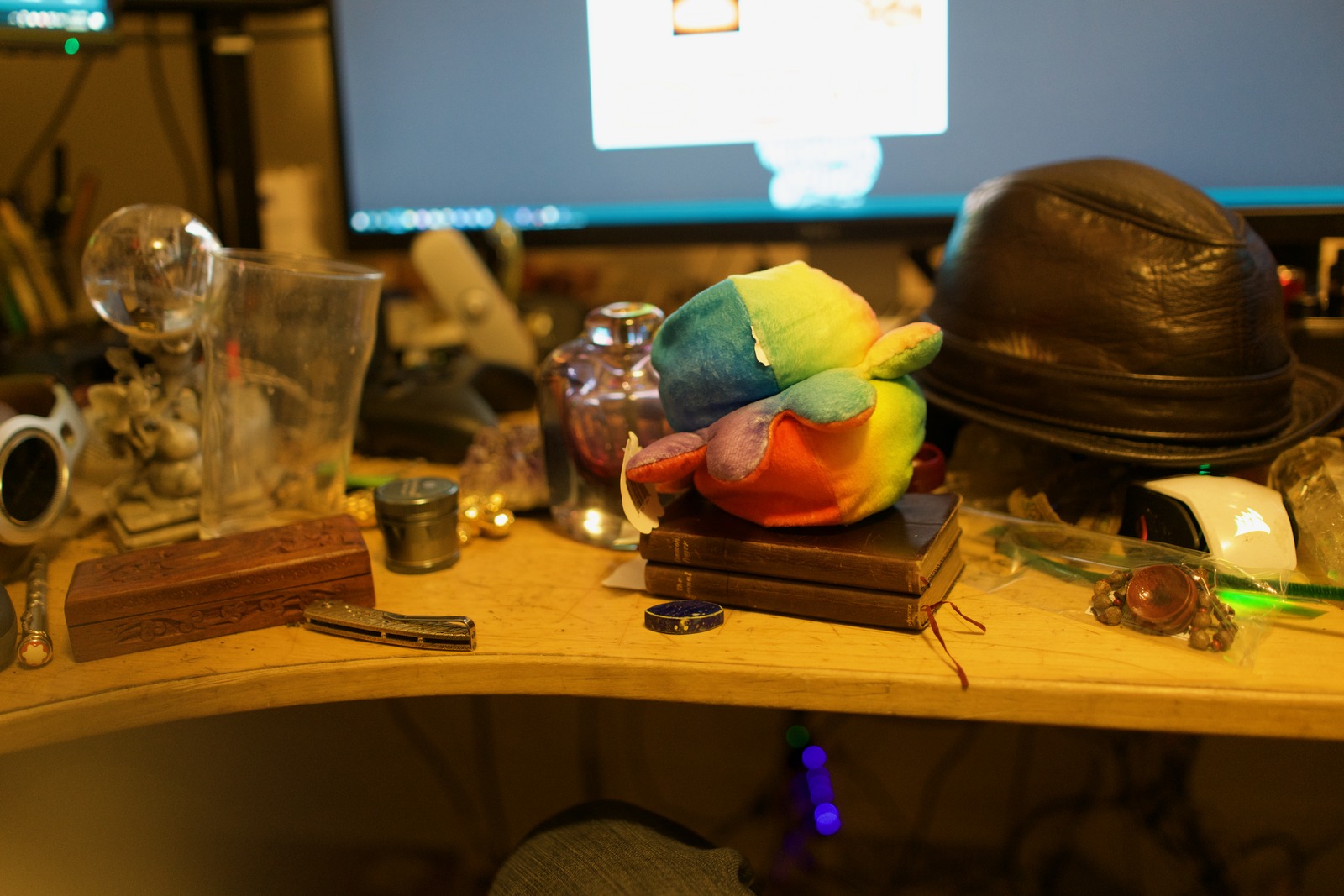 A Whimsical Cluttered Workspace