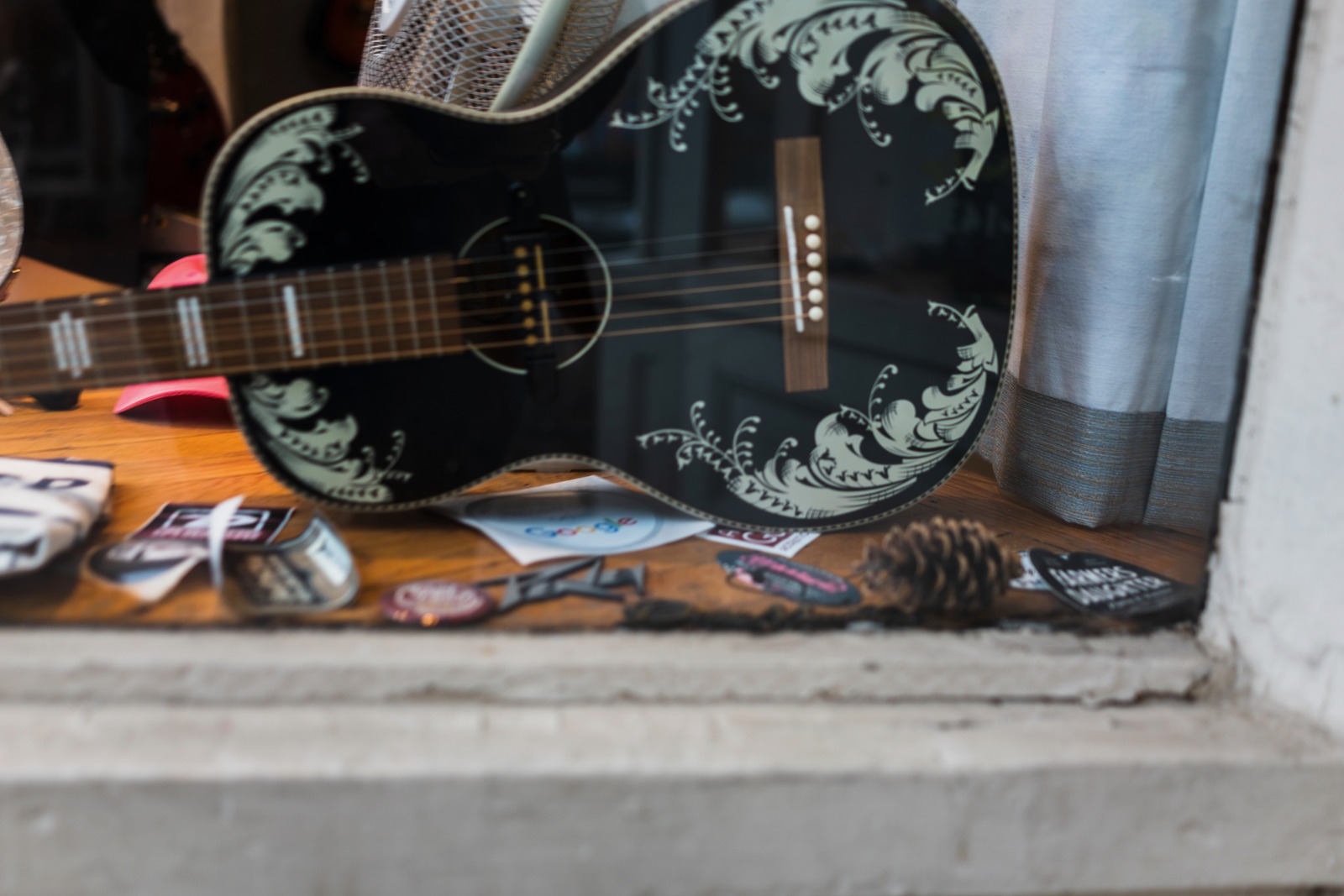Guitar in a Window