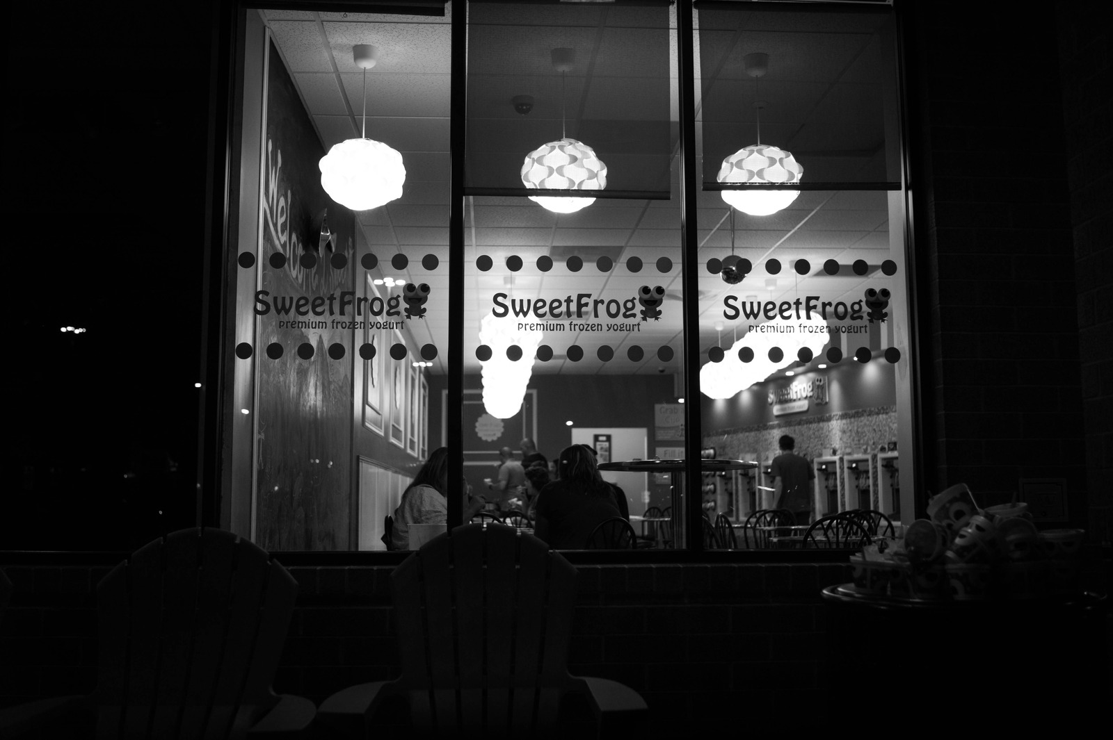 Quiet Night at SweetFrog