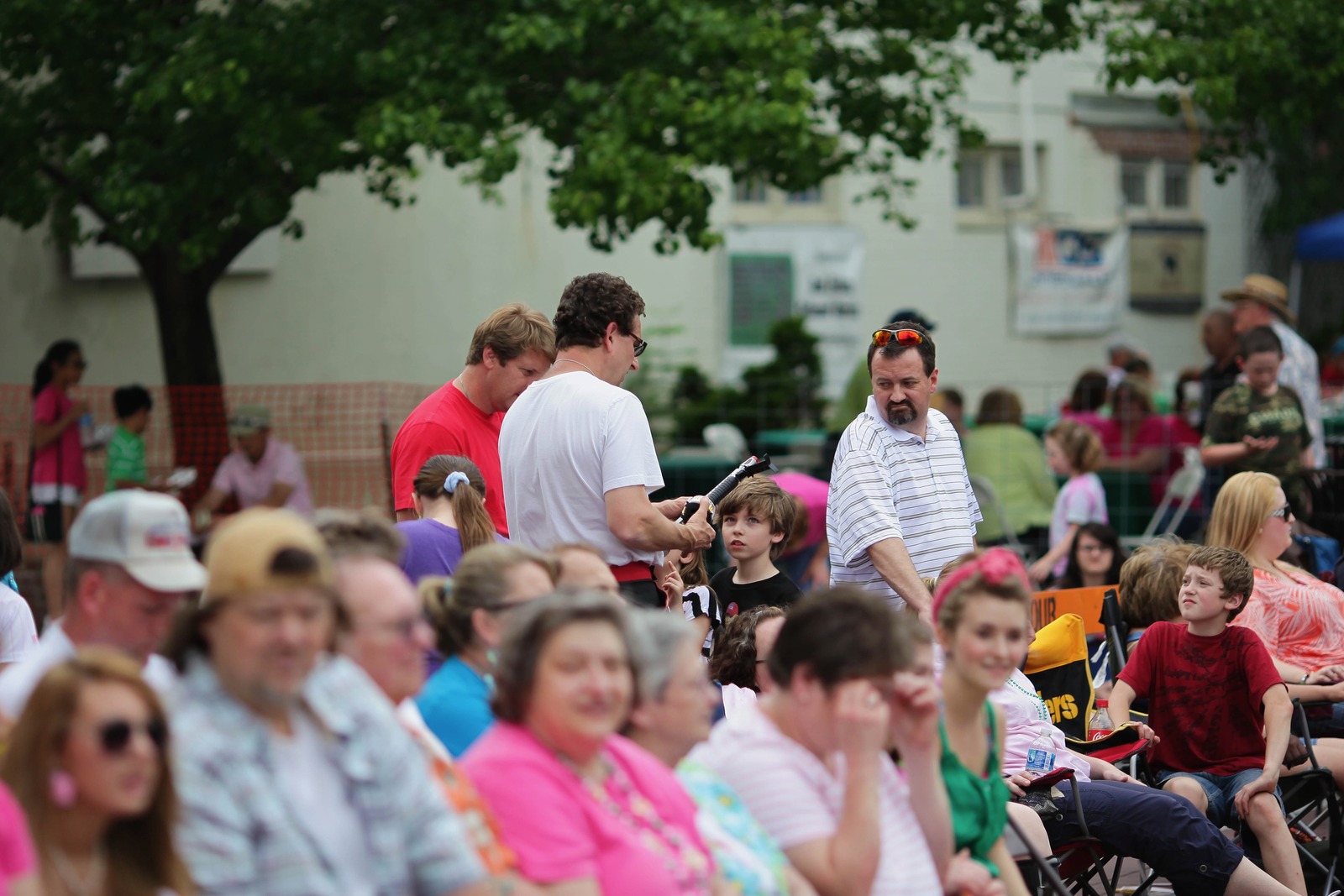 Community Gathering at the Parade