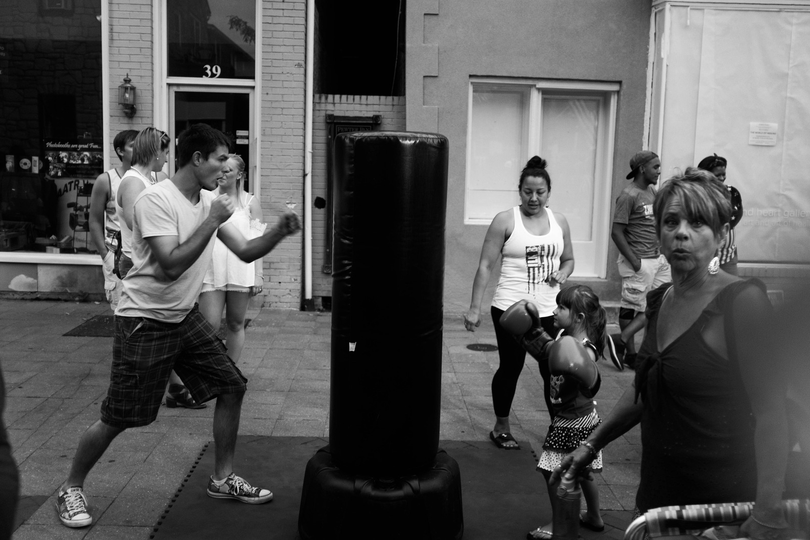 Urban Boxing Scene