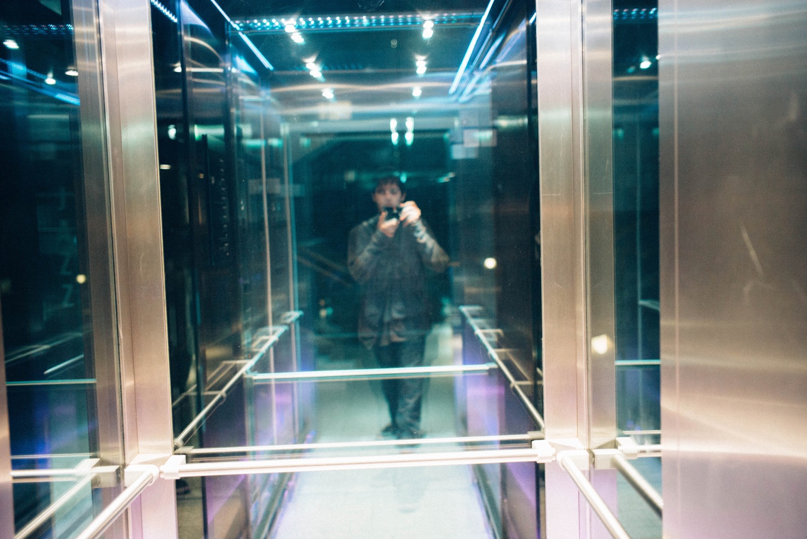 Reflections in an Elevator
