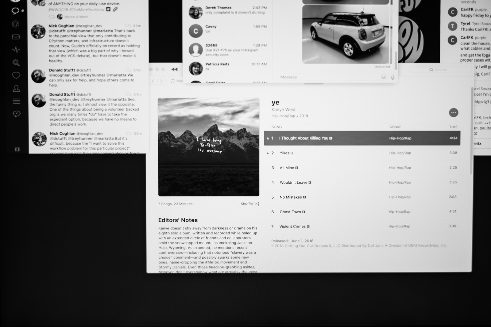 Digital Snapshot of Music and Communication