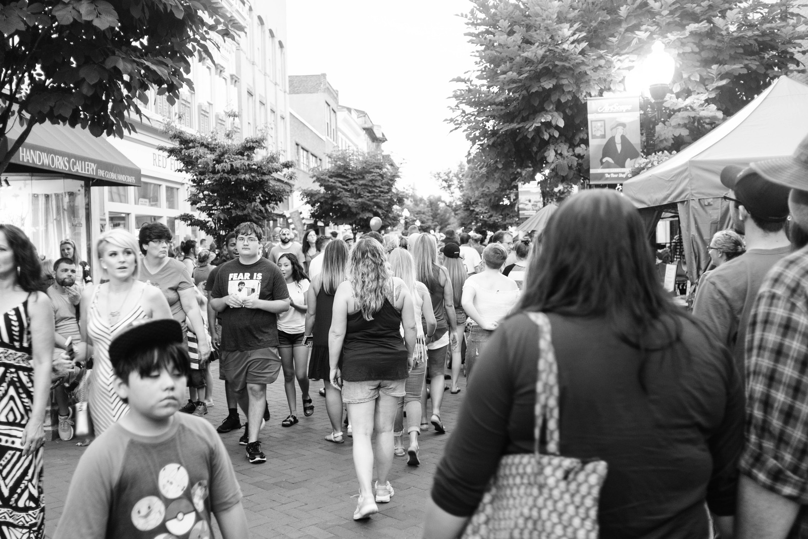 Urban Stroll in Monochrome