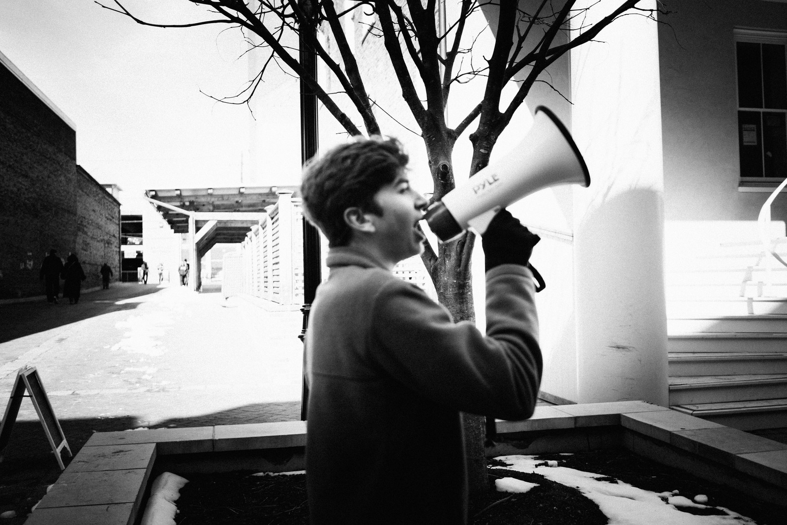 Vocal Protests in Monochrome