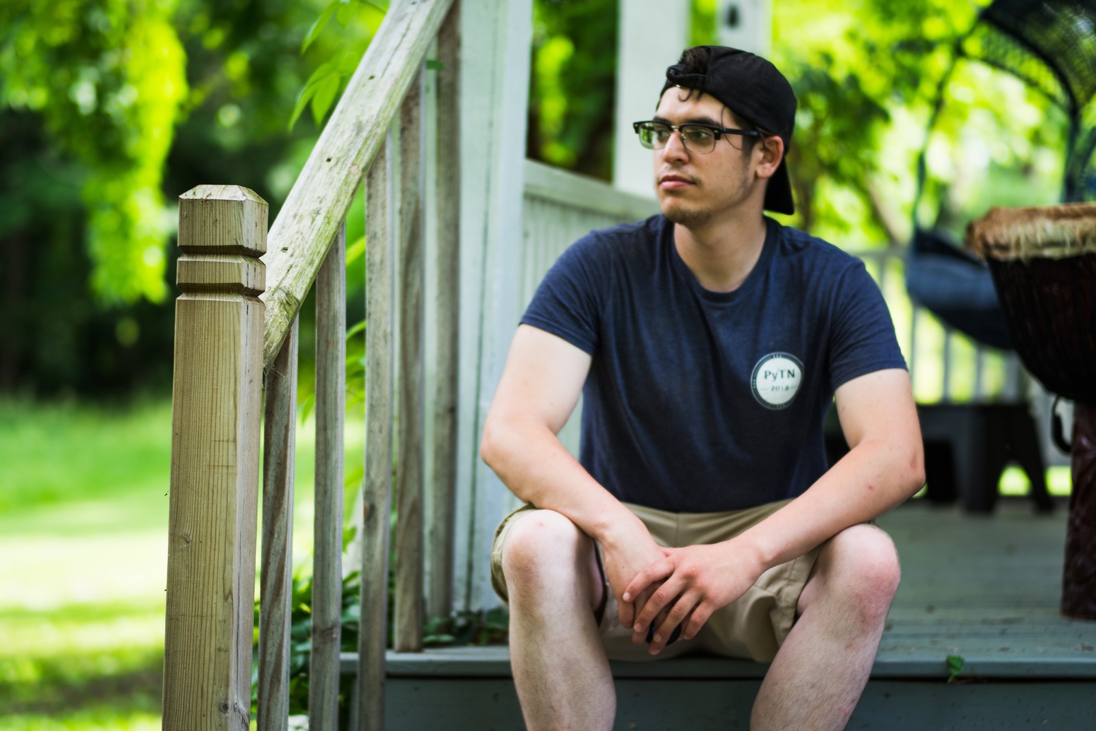 Contemplation on the Porch