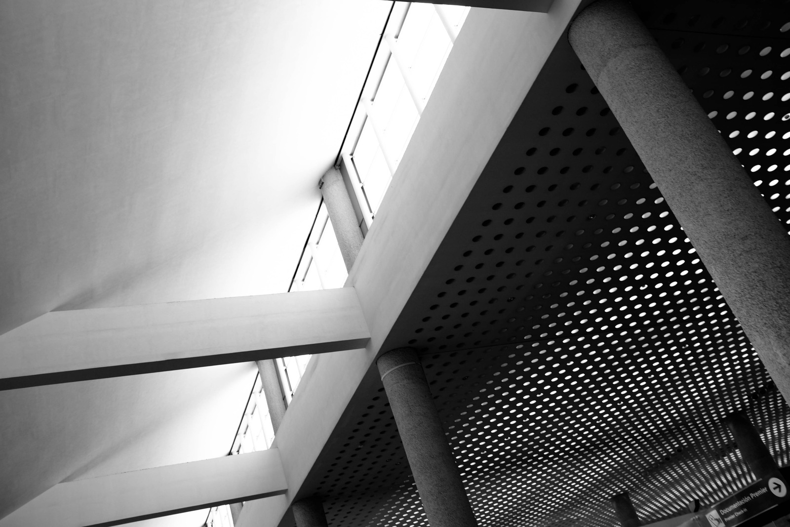 Architectural Harmony in Monochrome