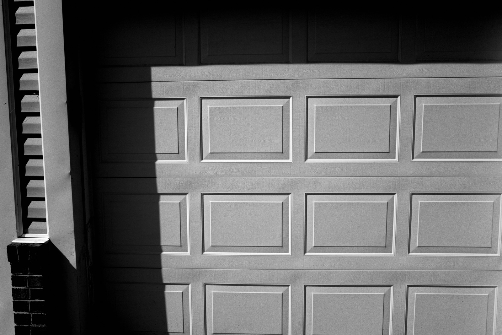 Shadows on the Garage Door