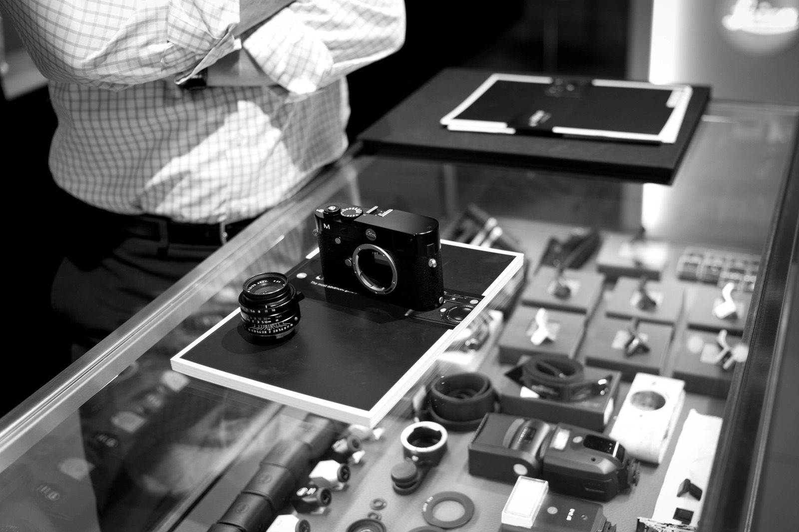 Inquisitive Gaze at Vintage Gear