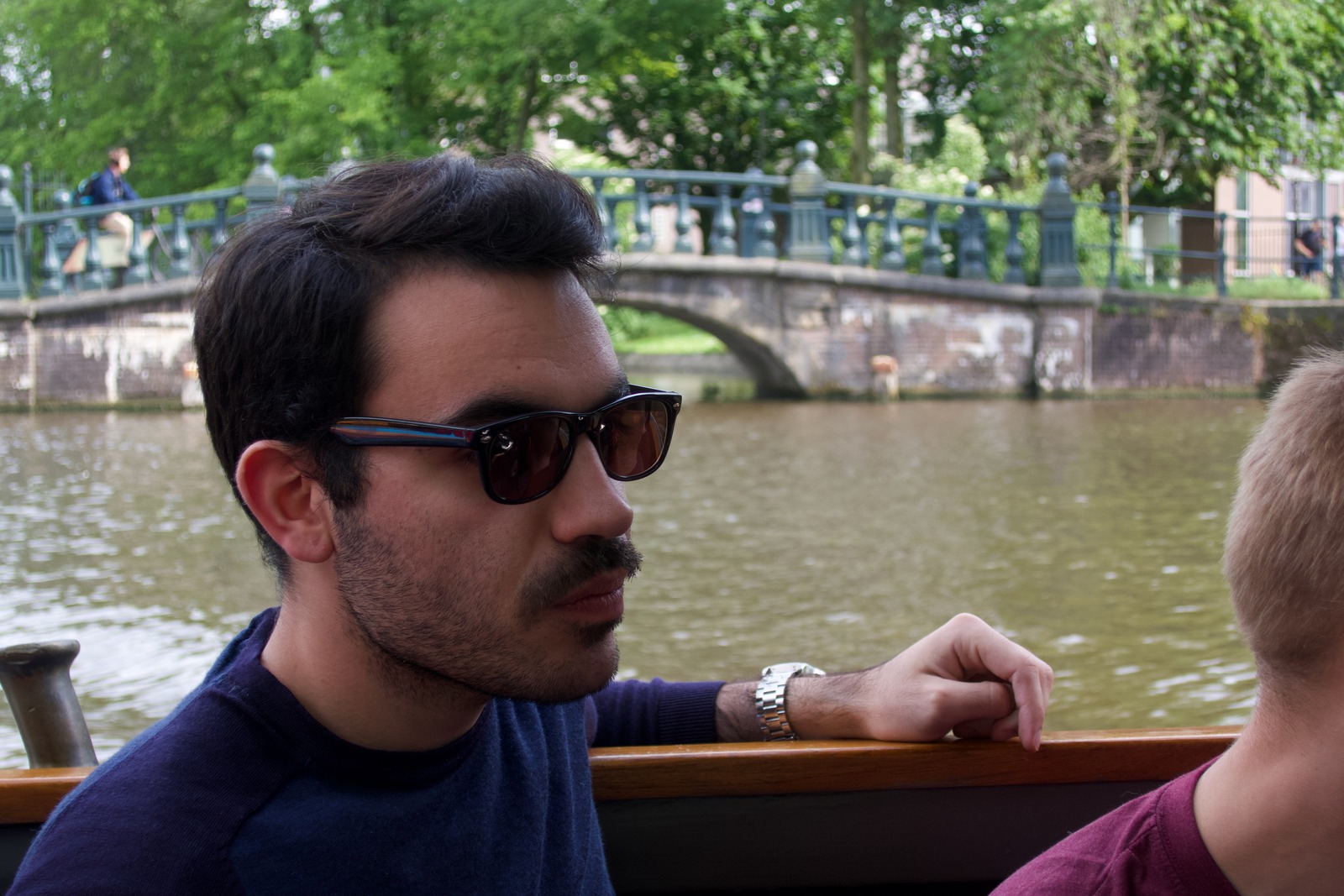 Contemplative Moment on the Water