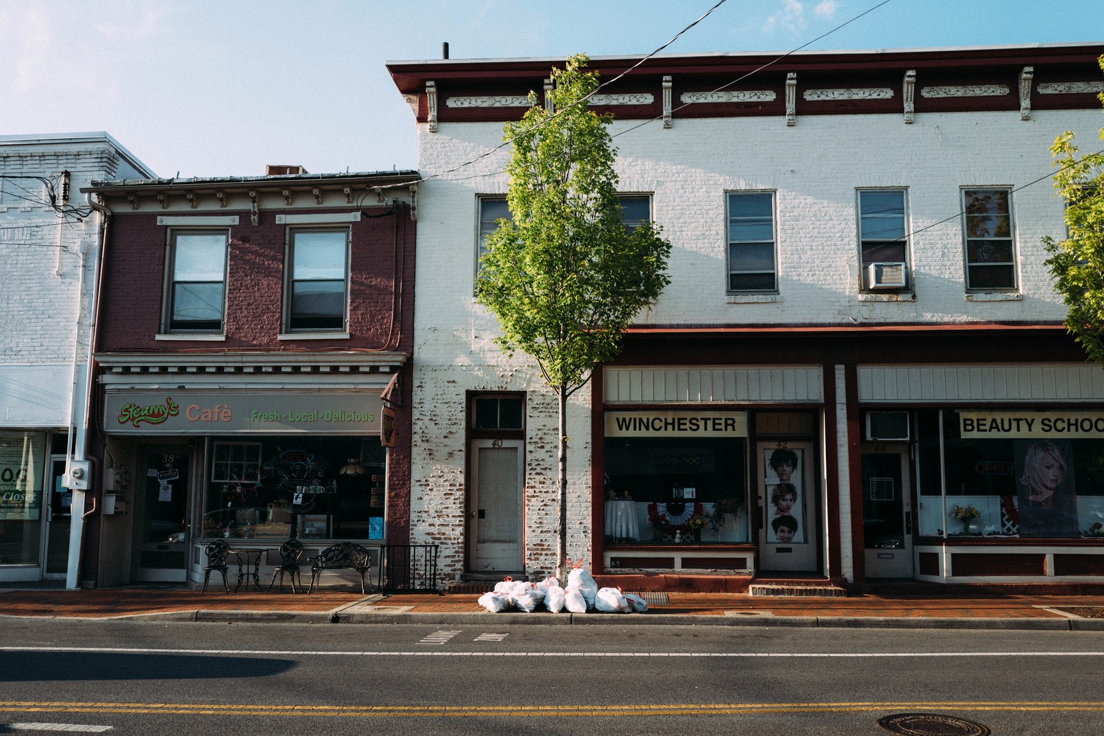 Charming Small Town Streetscape