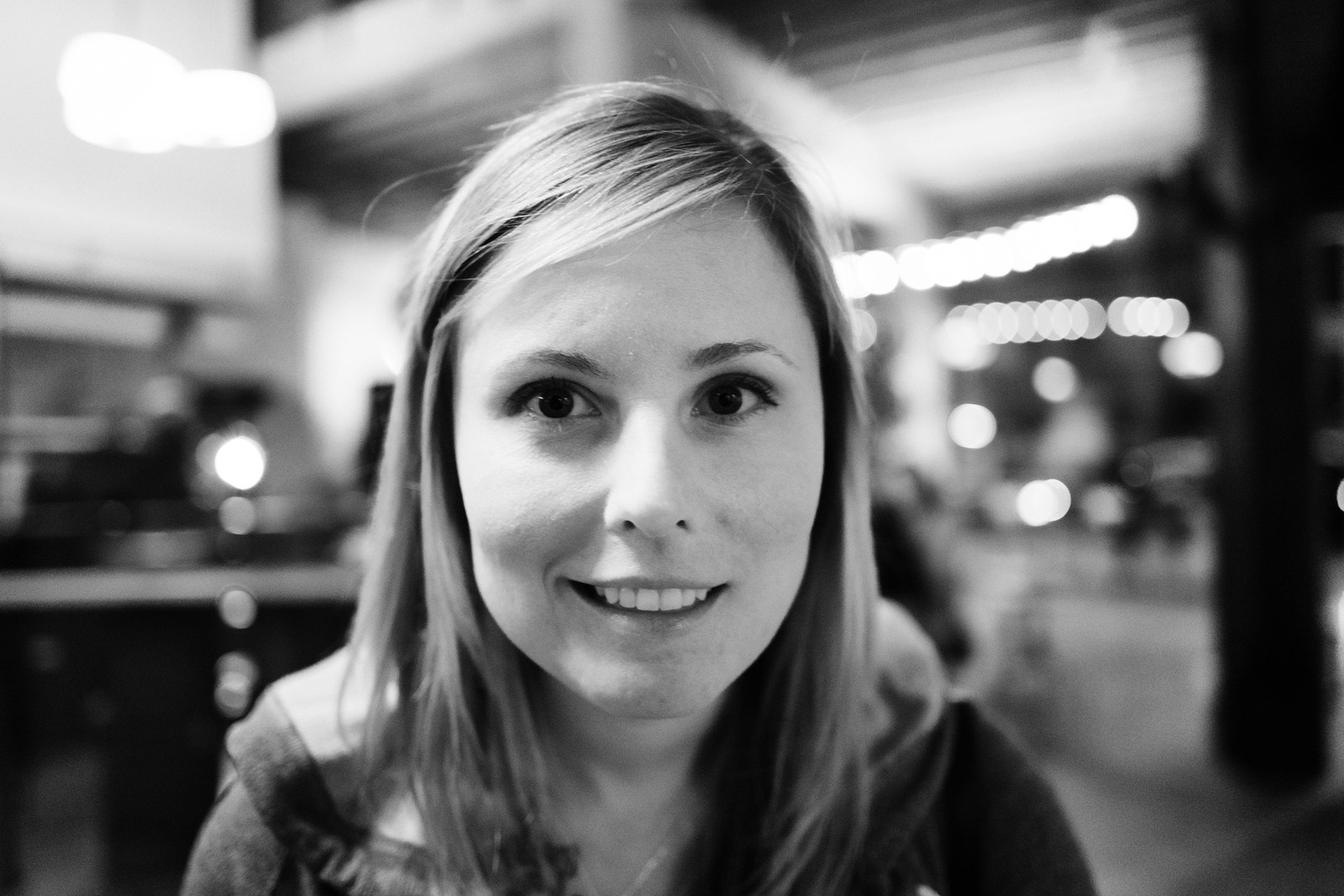 Warm Smiles in Monochrome