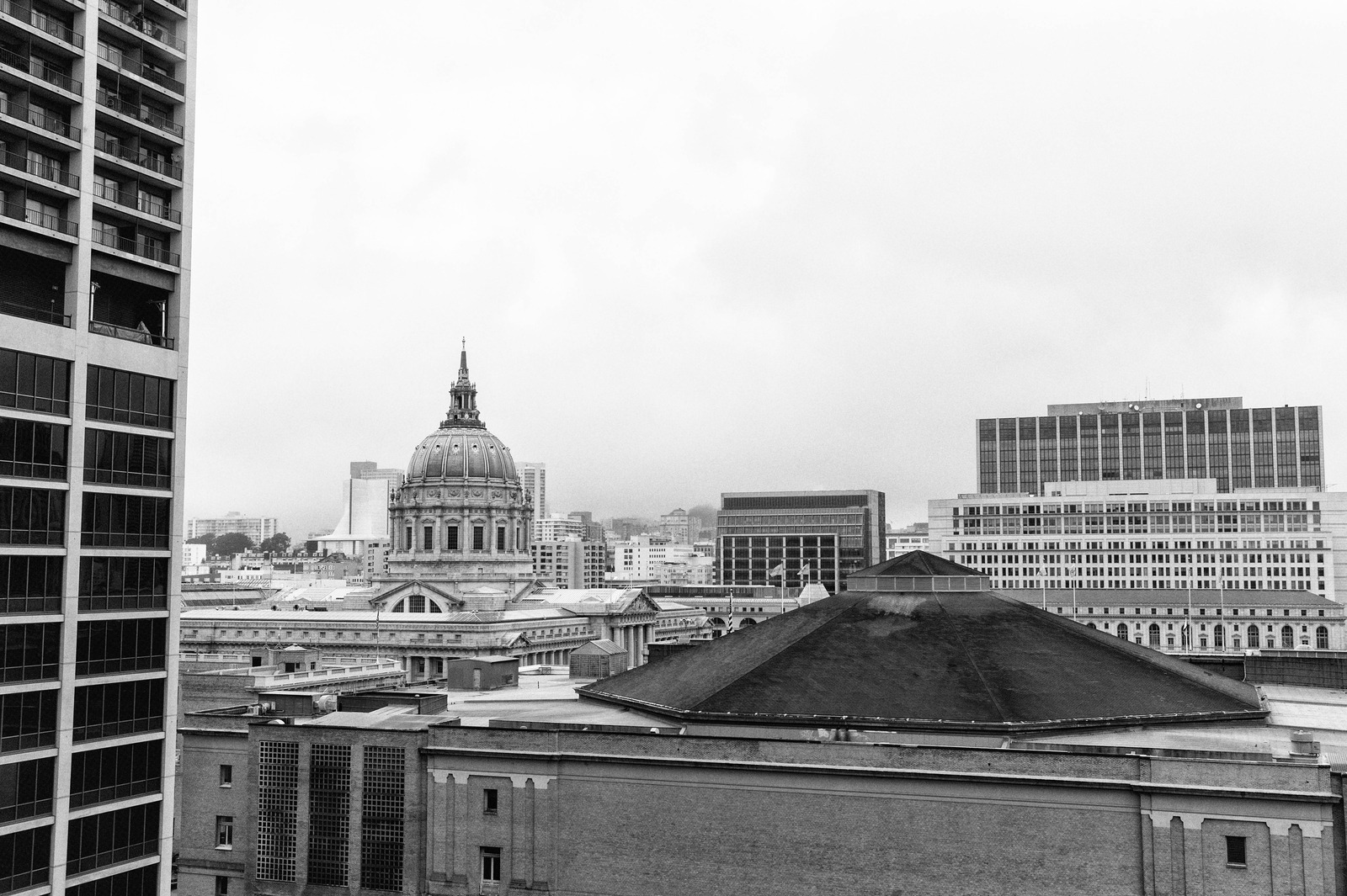 Urban Symphony in Monochrome