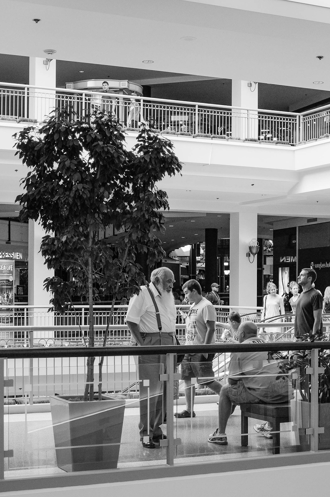 Quiet Moments in a Mall