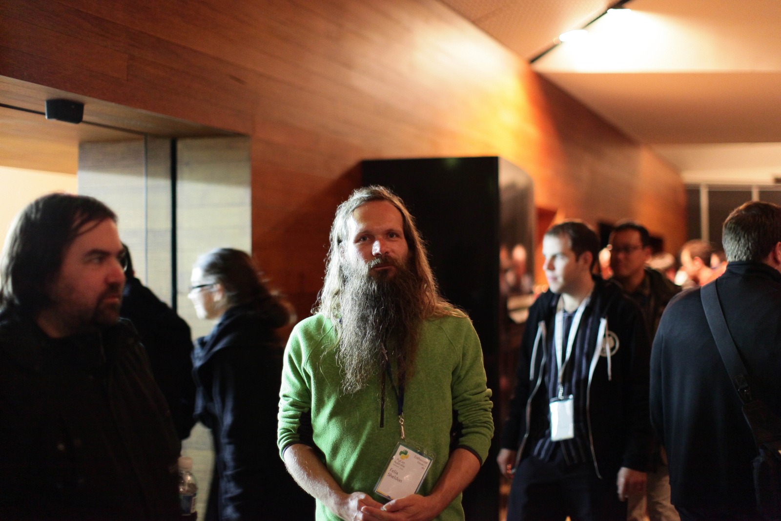 Quiet Contemplation in a Crowd