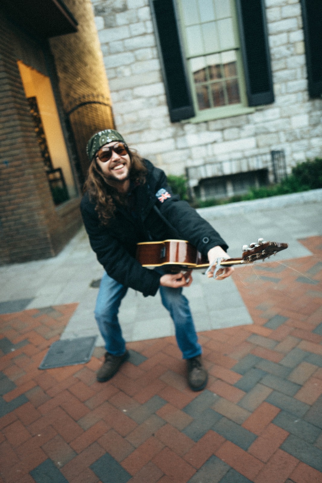 Joyful Street Performer