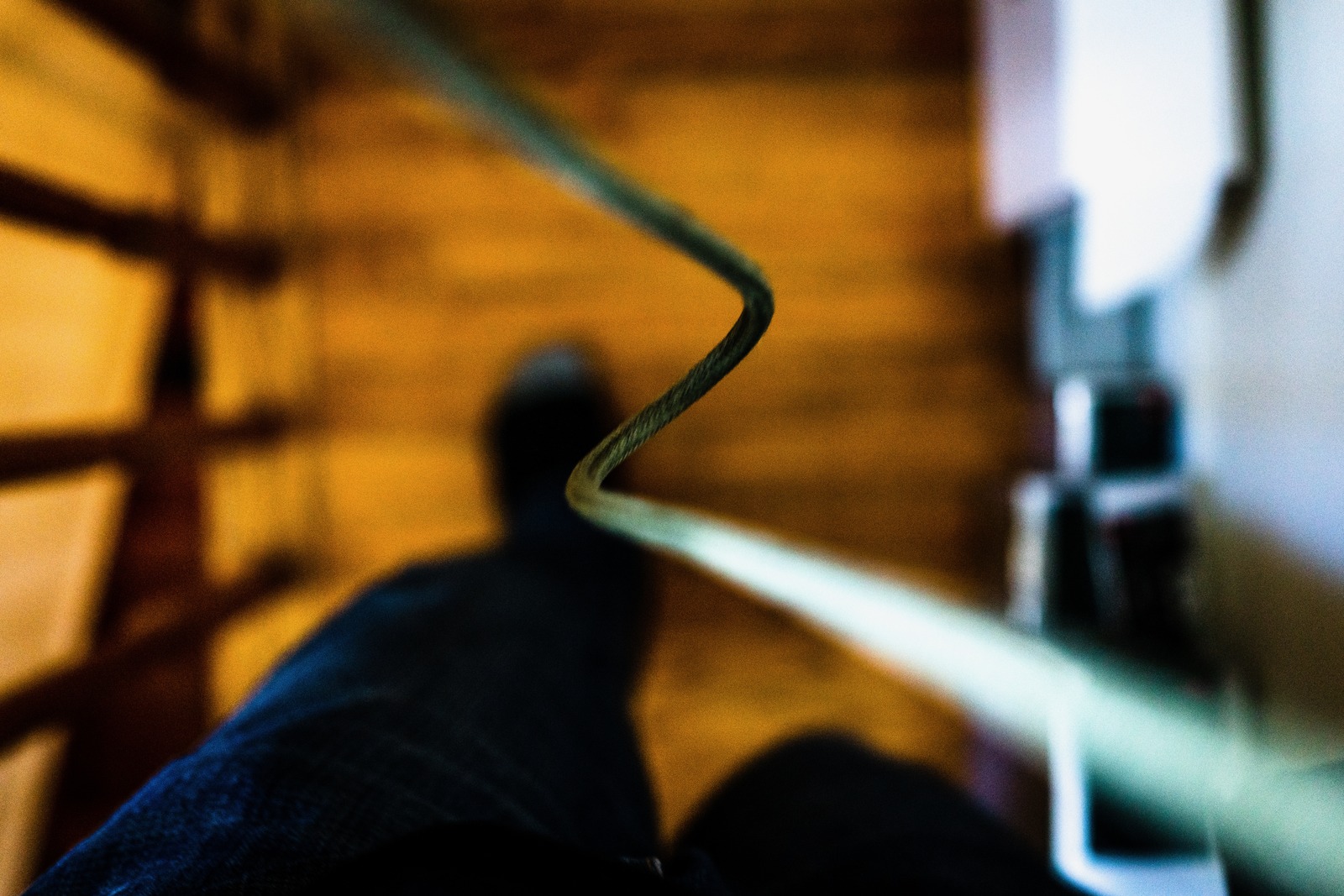 Curved Path Below Foot