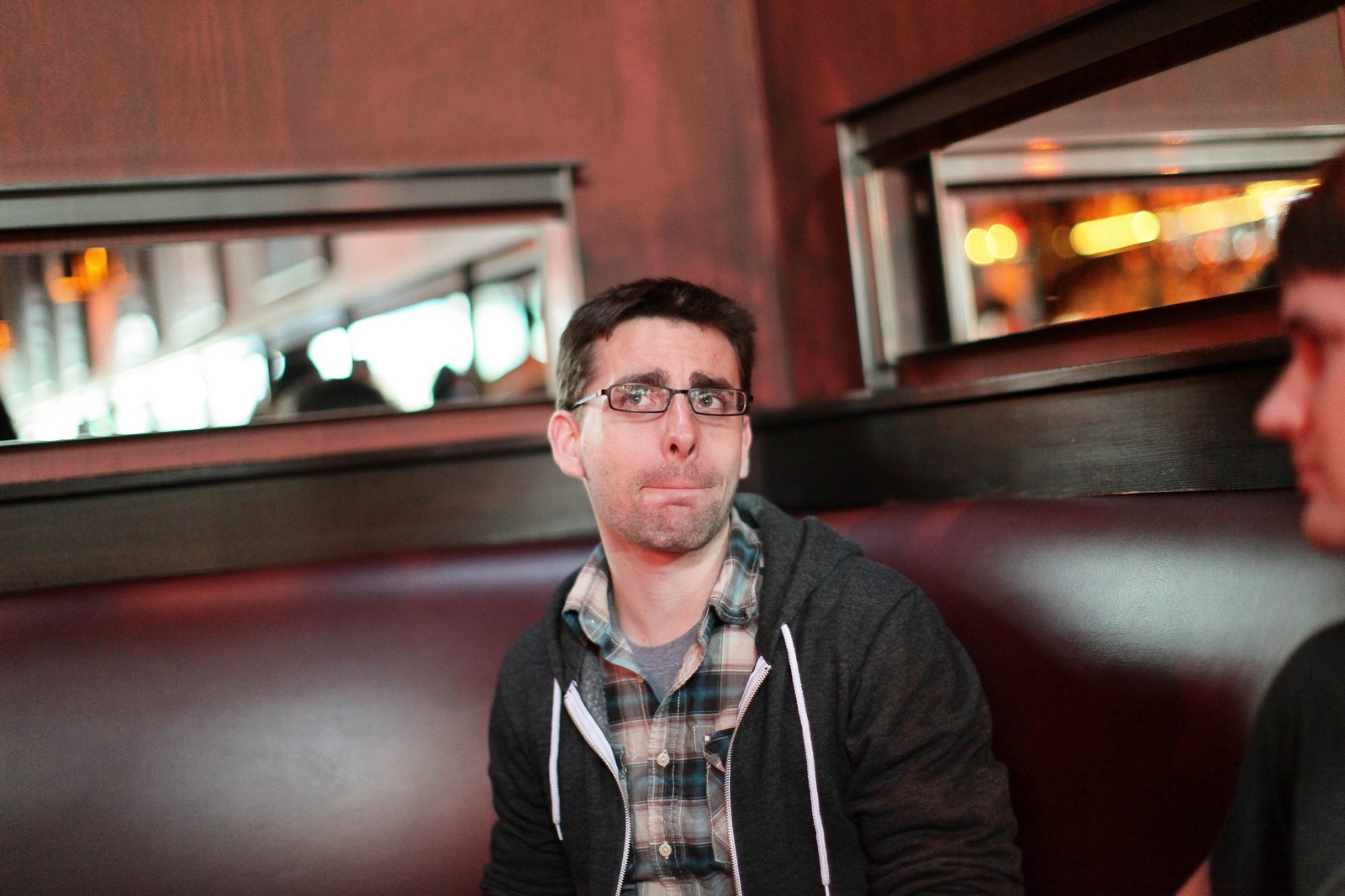 Candid Moment of Uncertainty