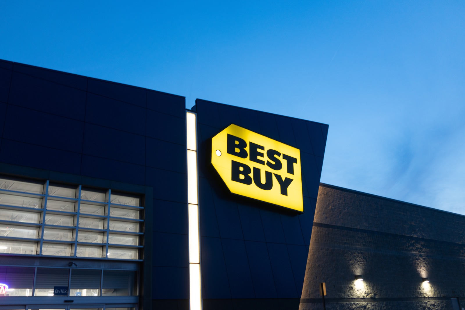 Evening Glow at Best Buy