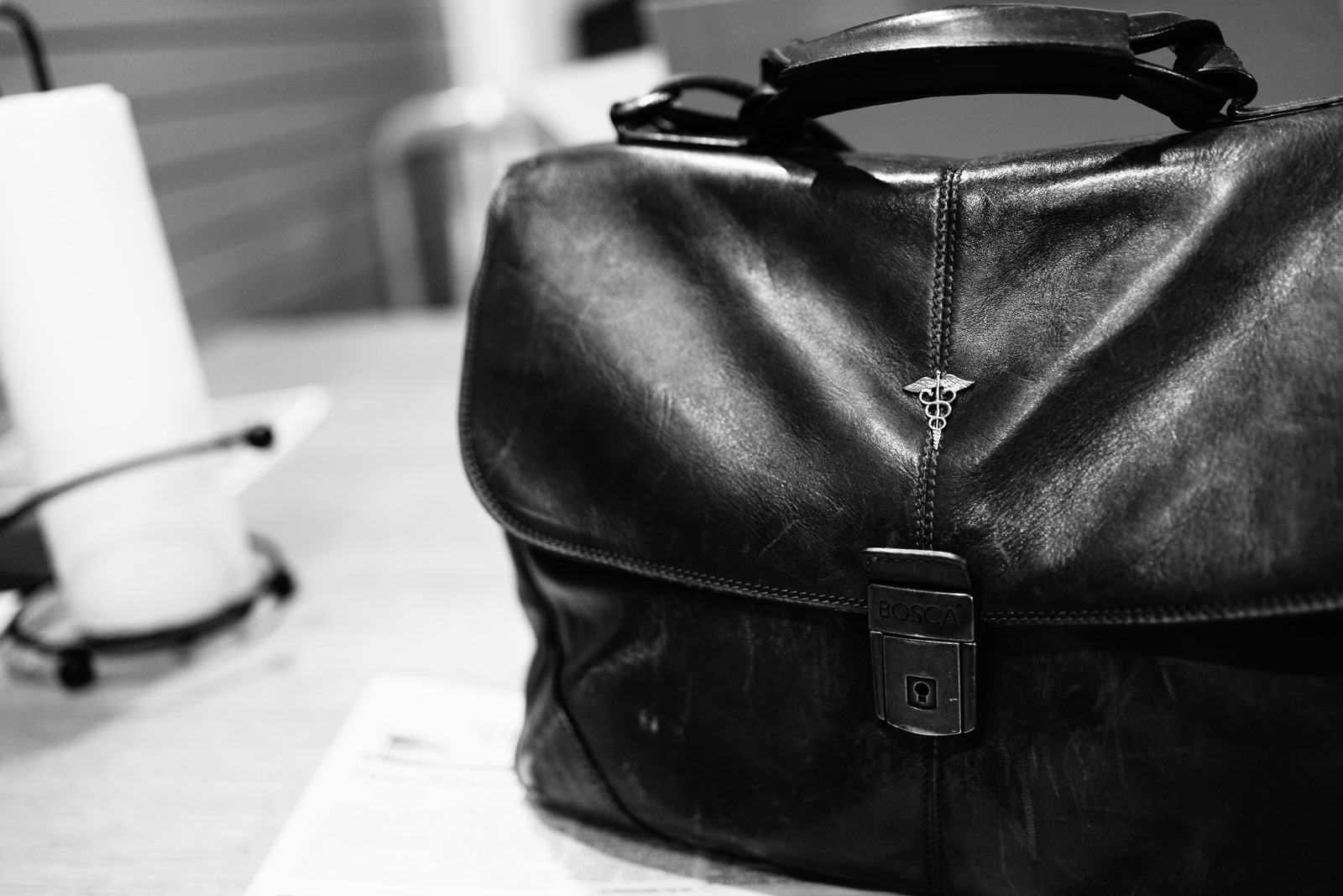 Elegant Leather Messenger