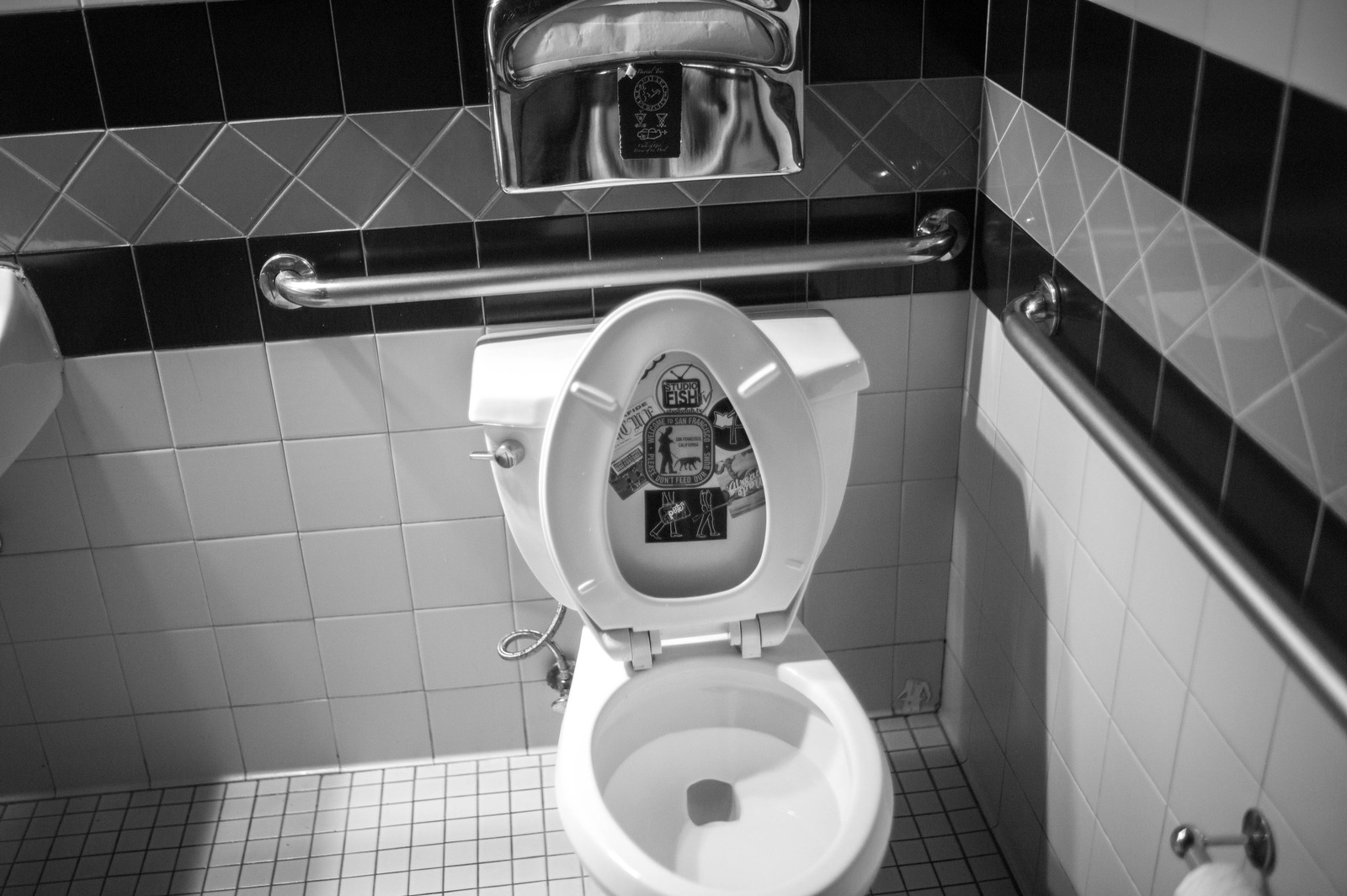 Whimsical Restroom Encounter