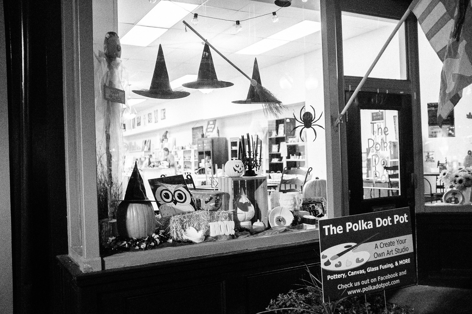 Halloween Window Display