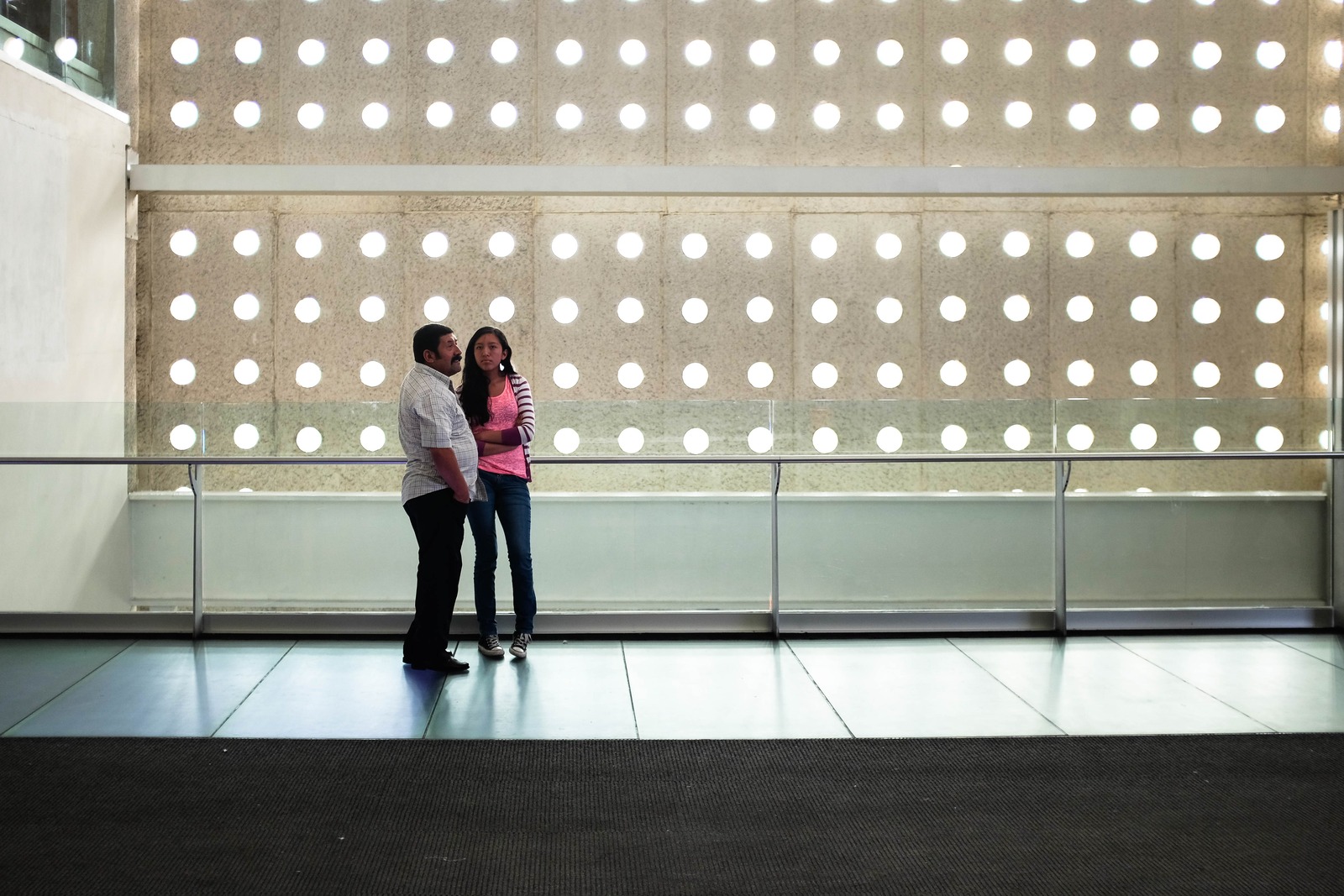 Intimate Moment Amidst Light