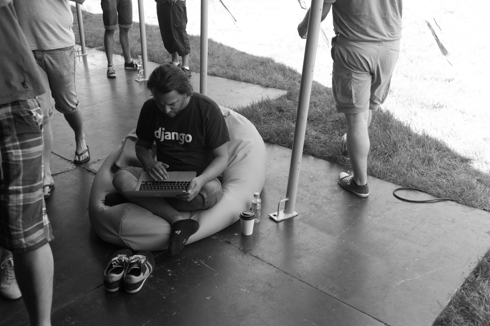 Quiet Focus Amidst Chaos