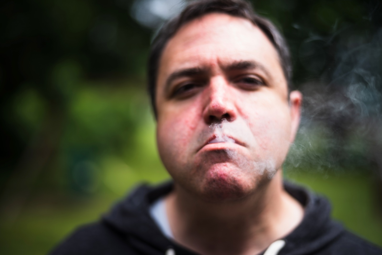 Contemplation in Smoke