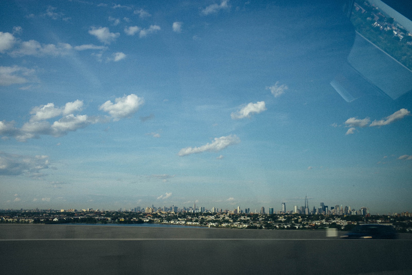 Urban Skyline Under a Vast Sky