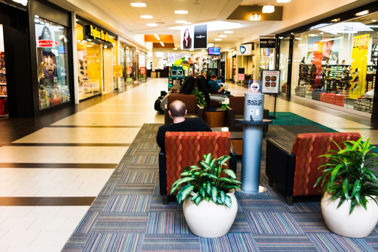 Quiet Moments in the Mall