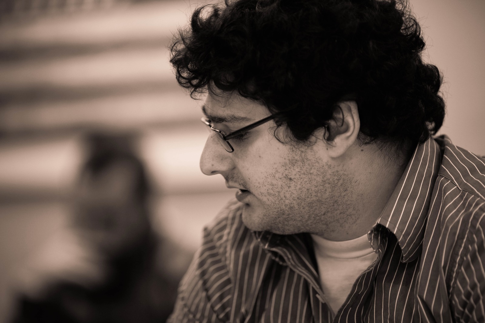 Contemplation in Soft Hues