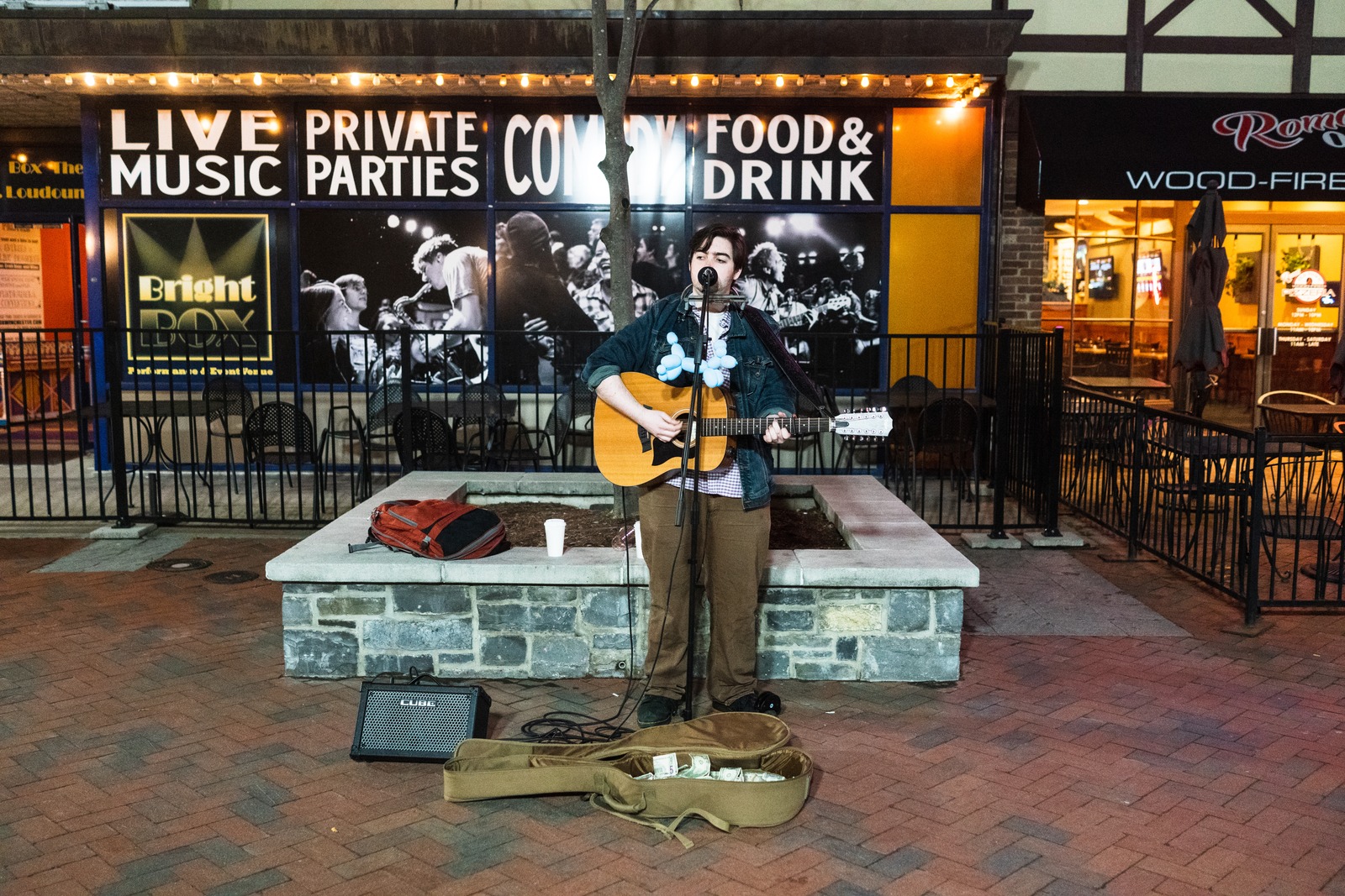 Street Serenade at Night