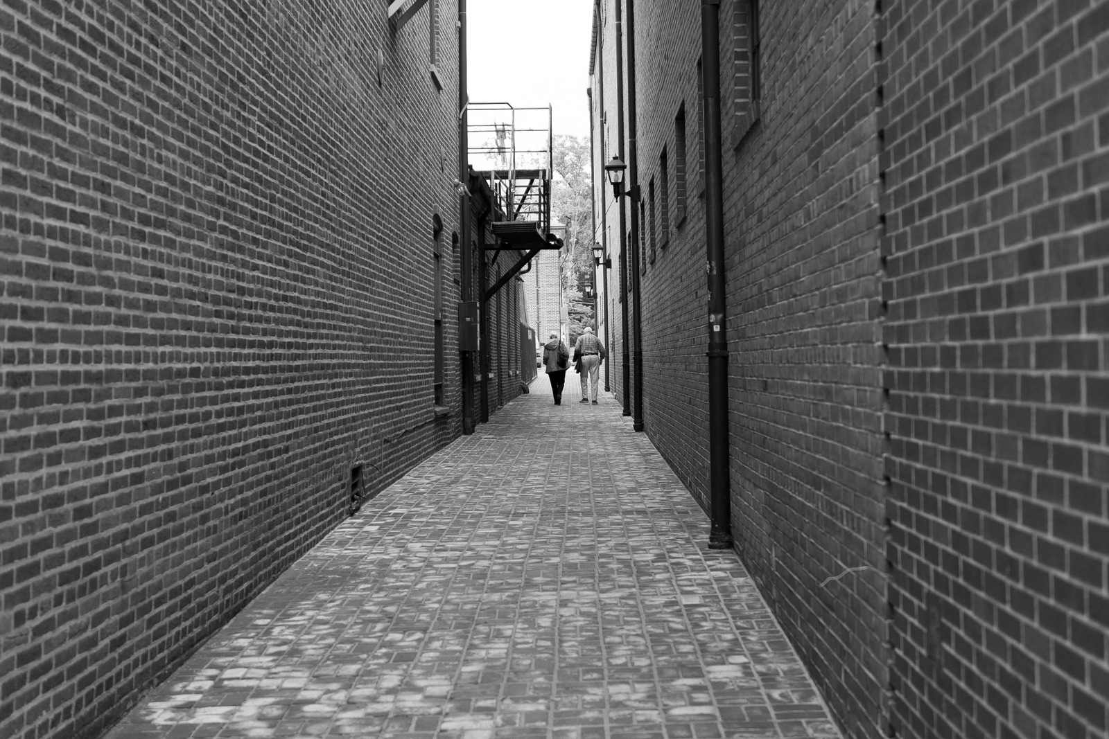 Quiet Urban Alleyway