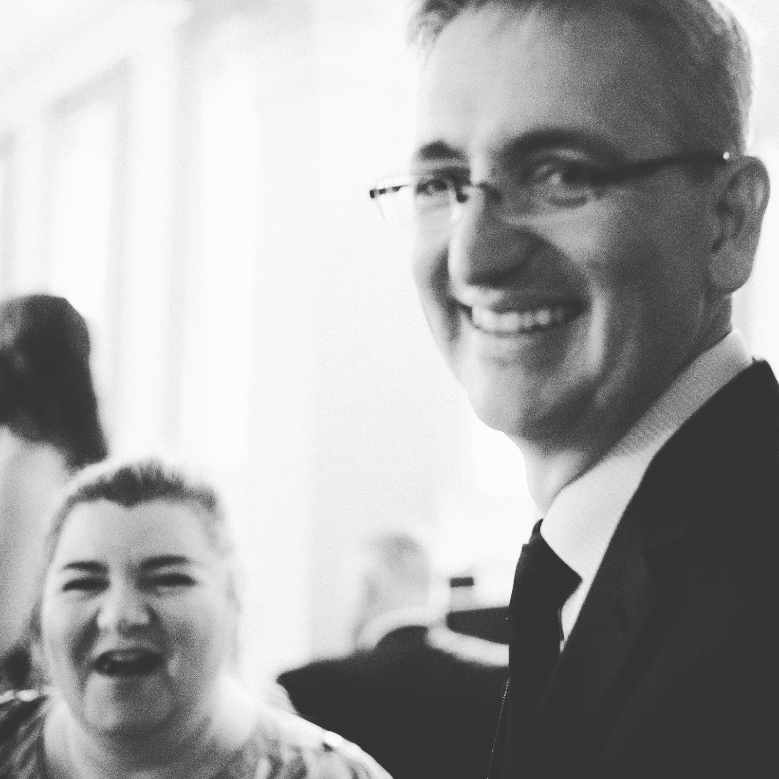 Joyful Moments in Black and White