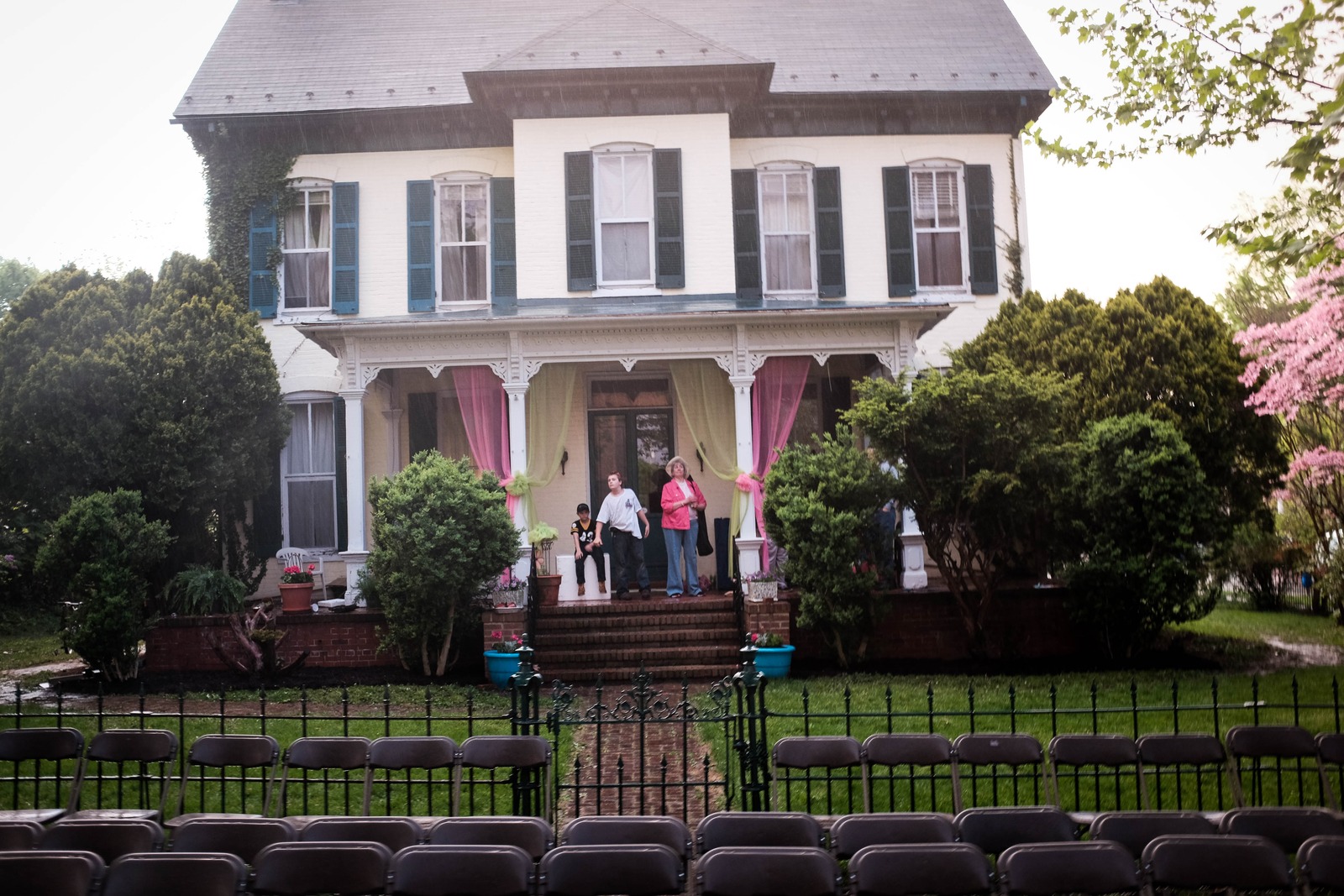 A Family Gathering at Dusk