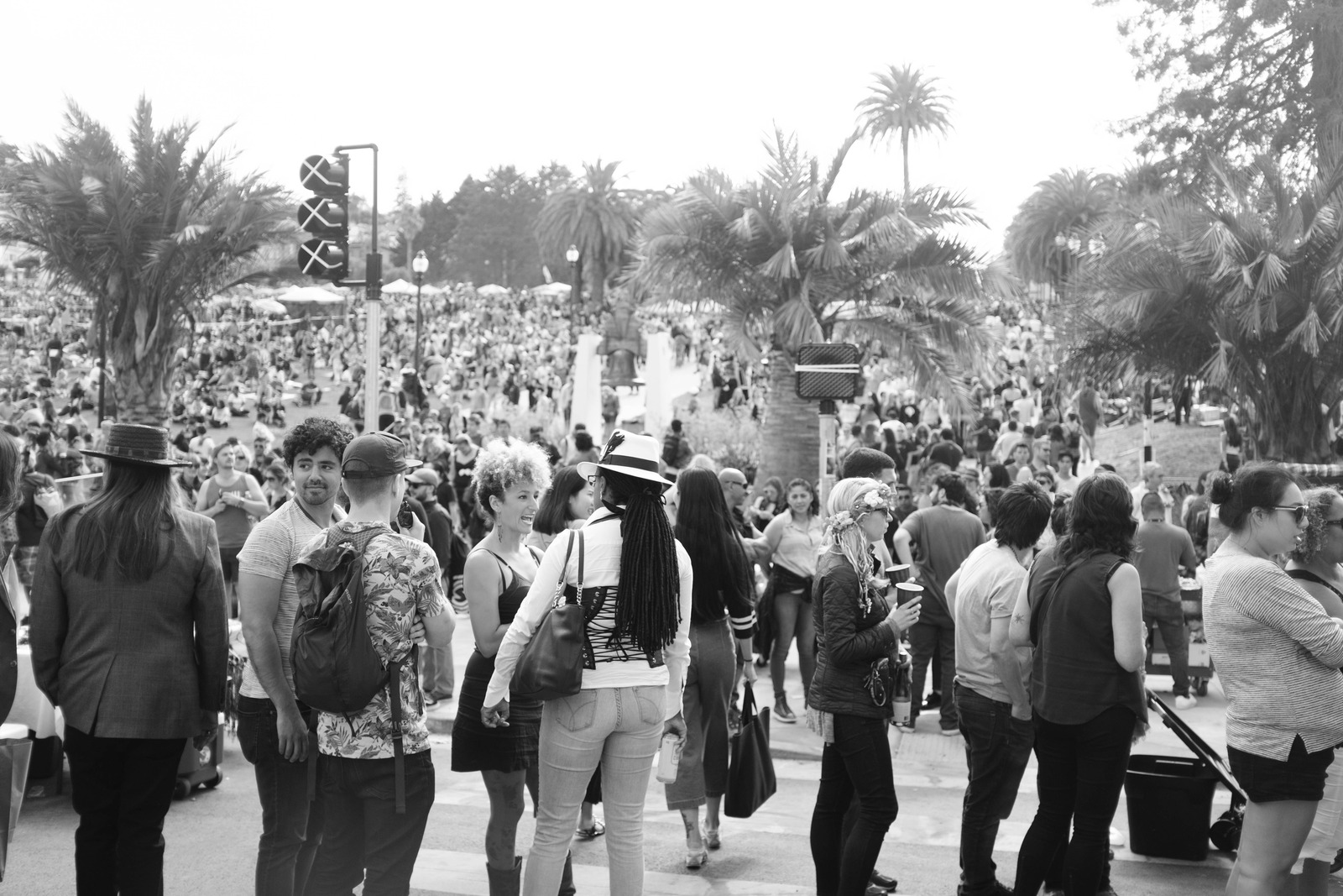 Crowded Festival Vibes