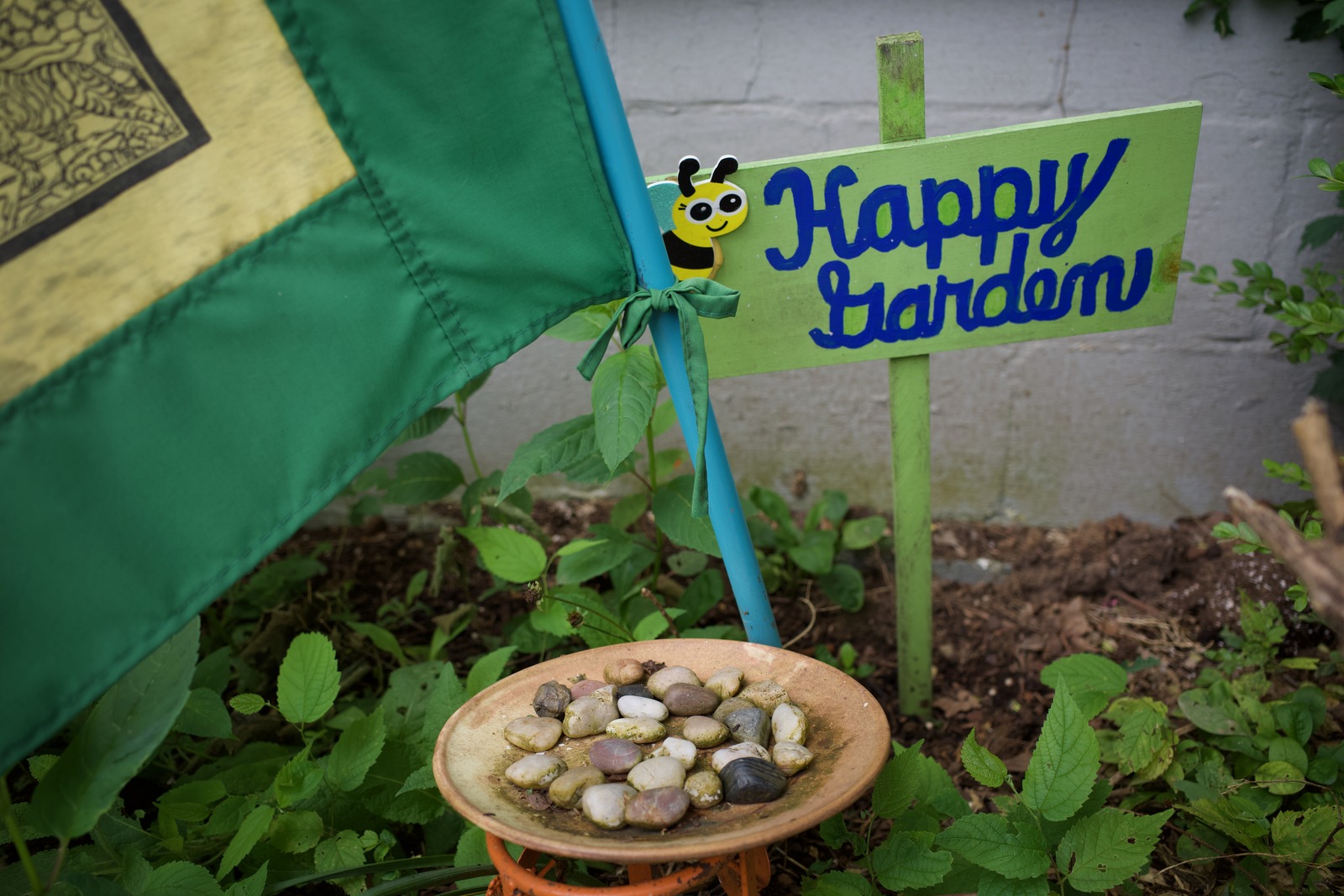 A Cheerful Garden Ambiance