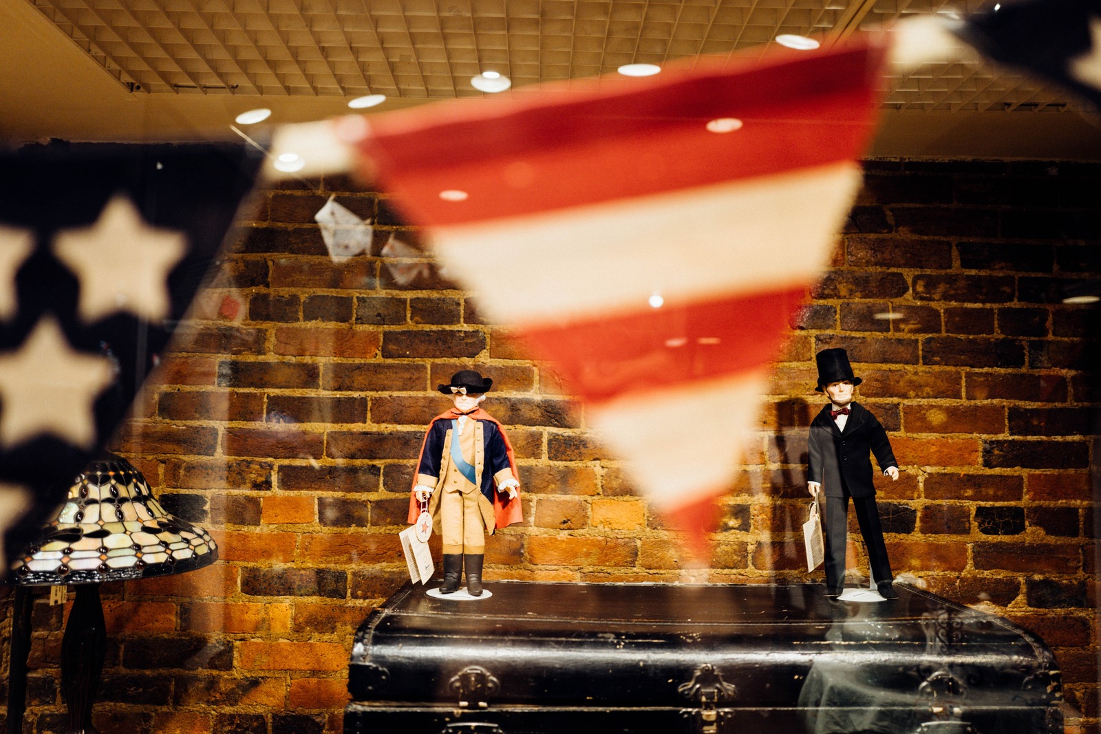 Patriotic Figurines Display