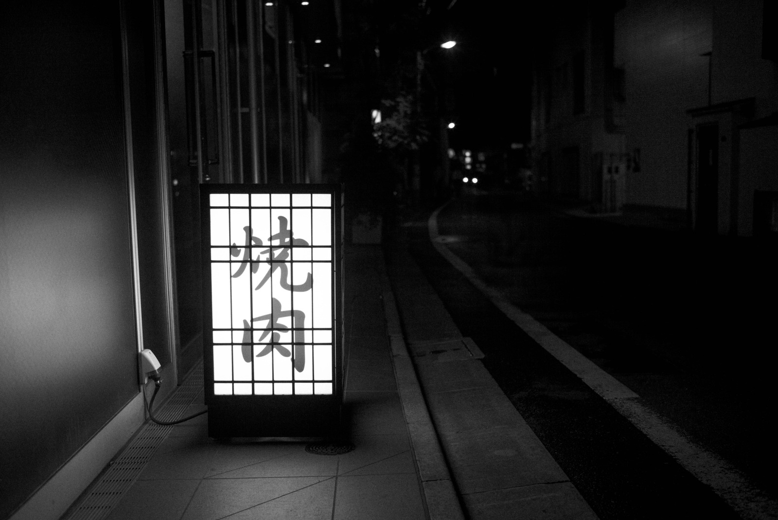 Neon Light in the Night