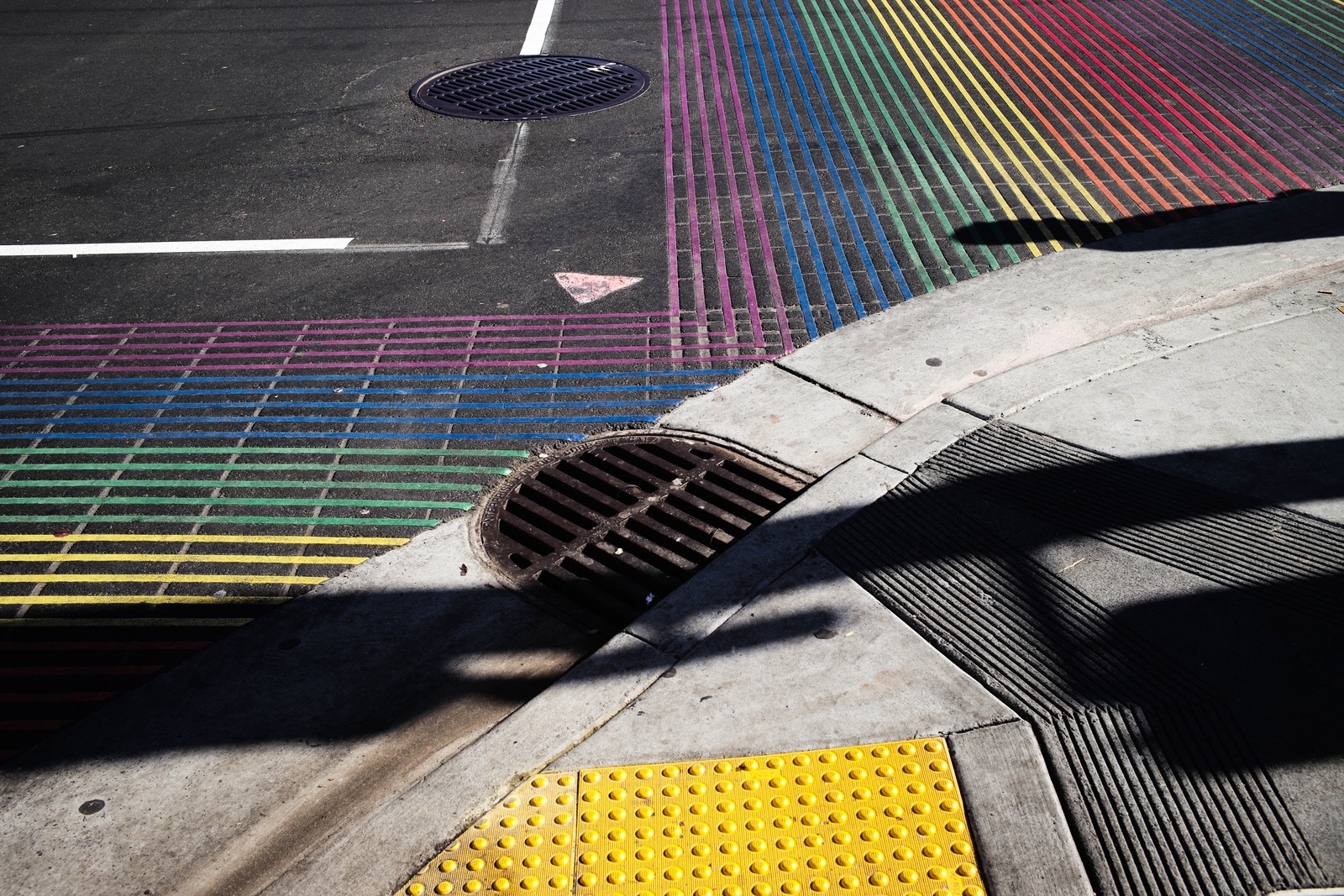 Colorful Urban Intersection