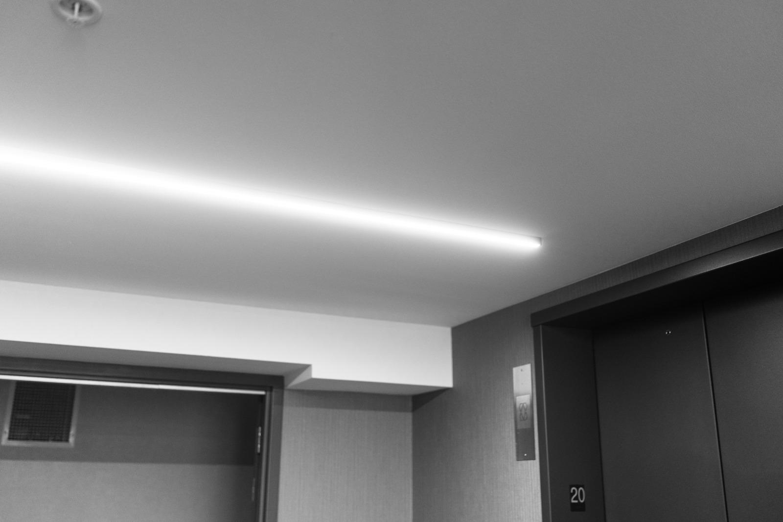 Minimalist Elevator Scene