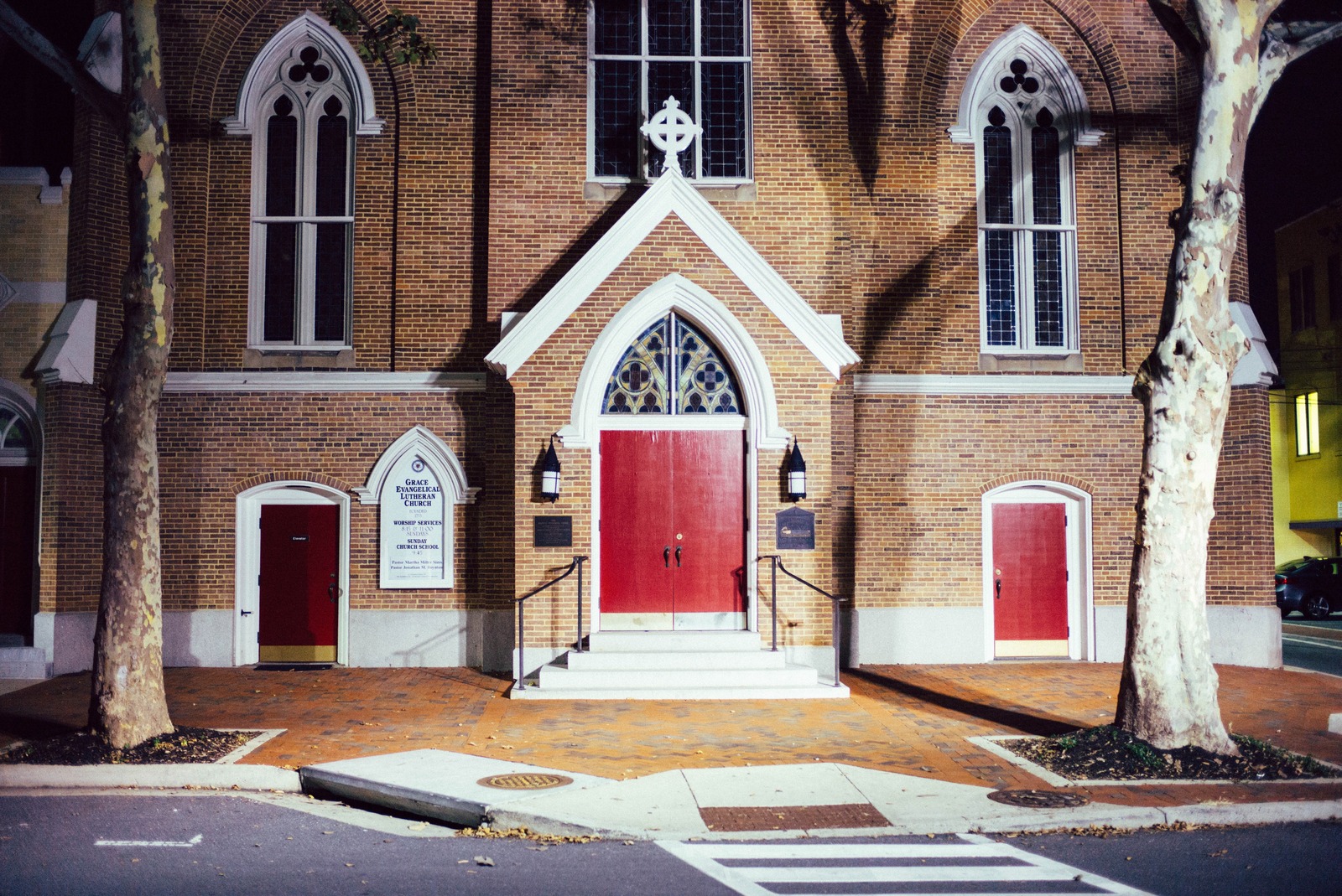 Nighttime Serenity at the Church