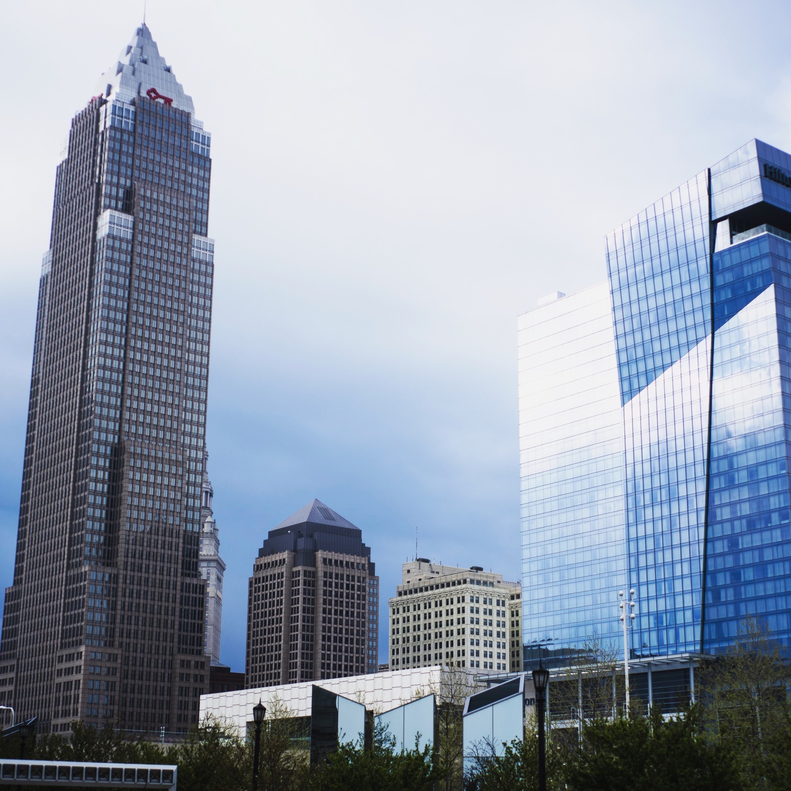 Urban Skyline Reflection