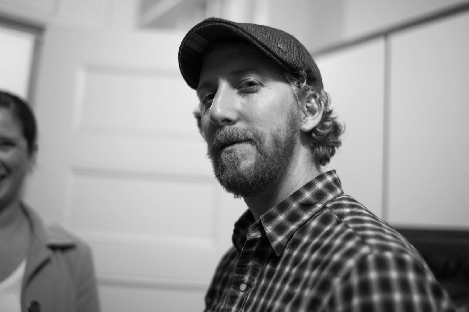 Candid Charm in Monochrome