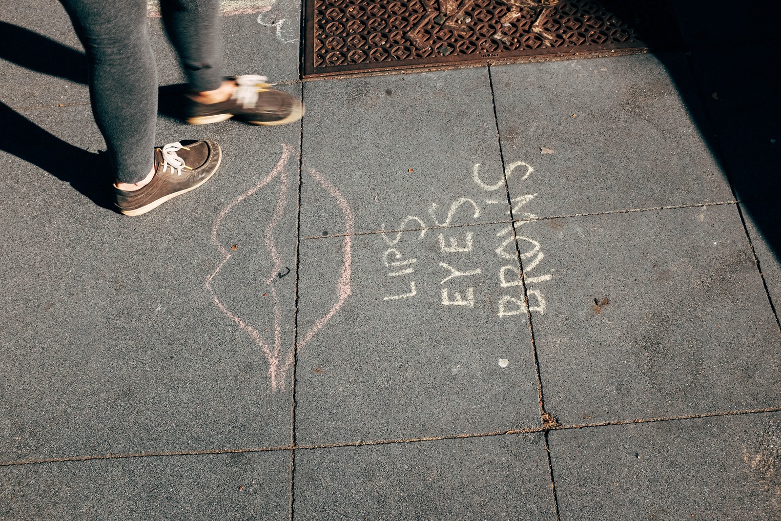 Chalk Expressions Underfoot
